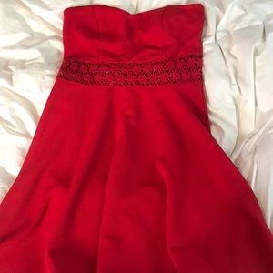 Charolette Russe strapless dress